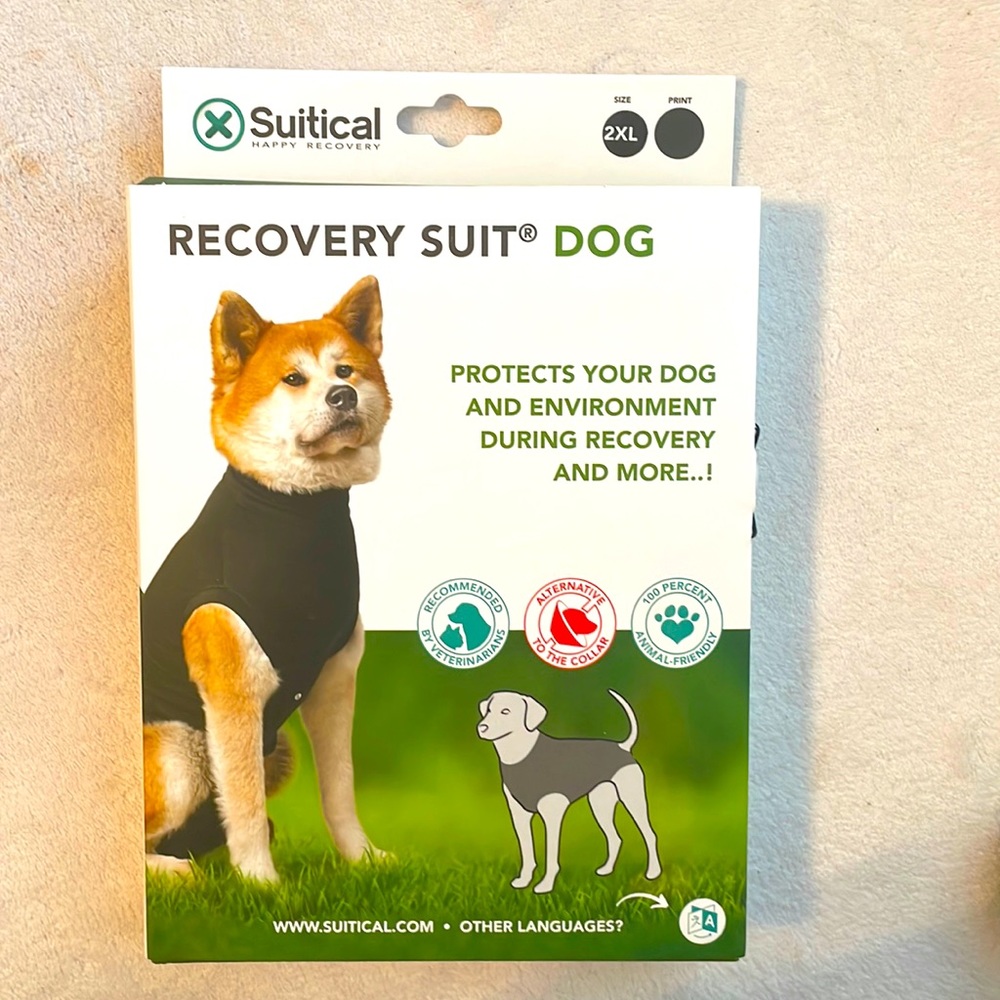 NWT, Suitical brand surgery Recovery Suit for 2XL dog.